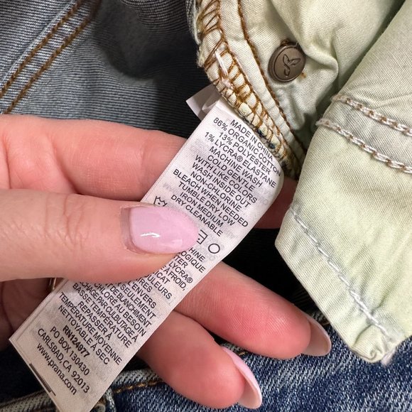 prAna True Blue Sienna Jean Size 0 NEW - Picture 6 of 6